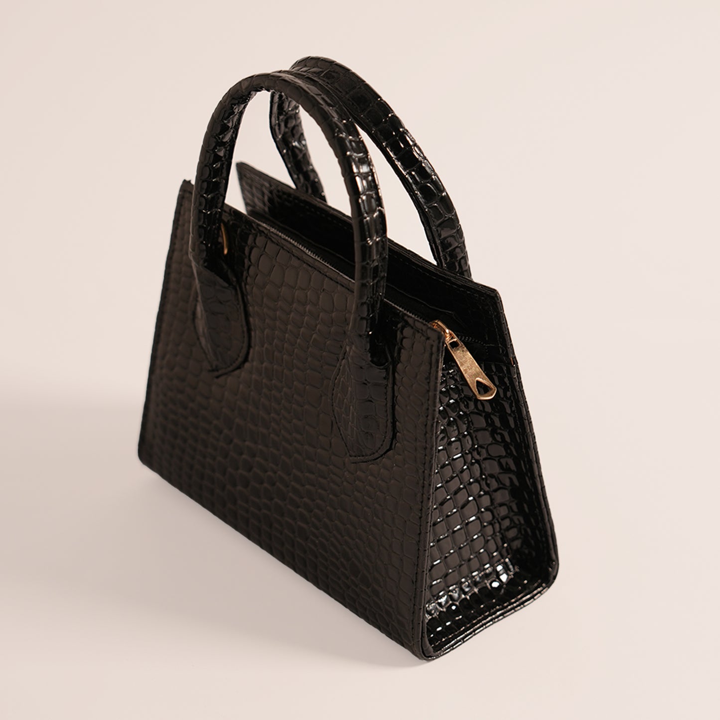 black croc upper side view