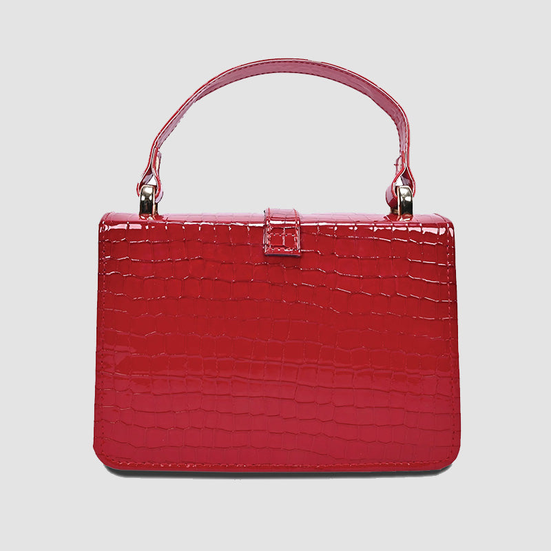 CROC RED HANDBAG